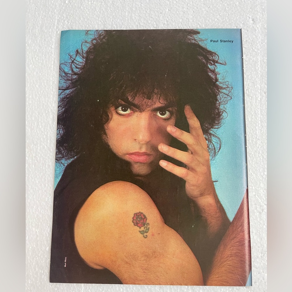 Vintage Kiss Paul Stanley pinup